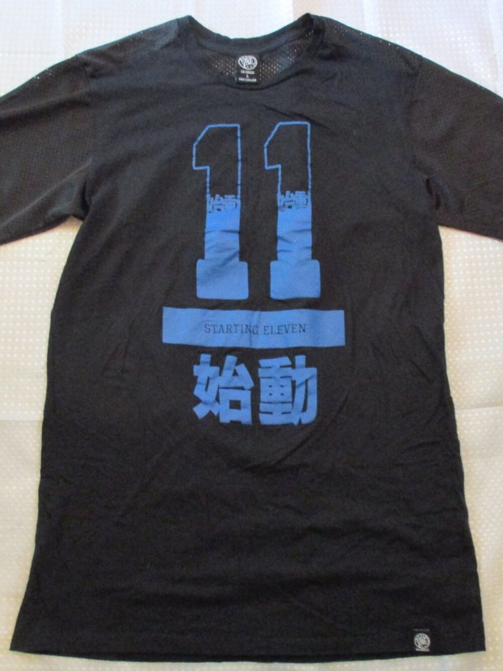 SLC Los Angeles Soccer Anime & Manga Blue Lock Japanese Kanji T-Shirt  Sz. L